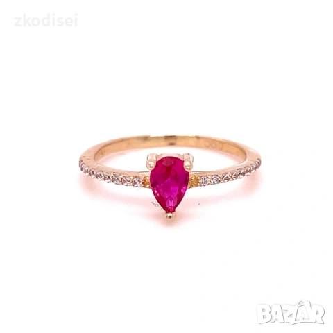 Златен дамски пръстен 1,74гр. 14кр. проба:585 размер:52 модел:38820-5