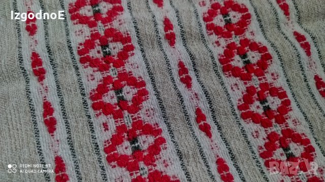 Стара кърпа, ръчно изработена, битова, снимка 2 - Антикварни и старинни предмети - 35125786