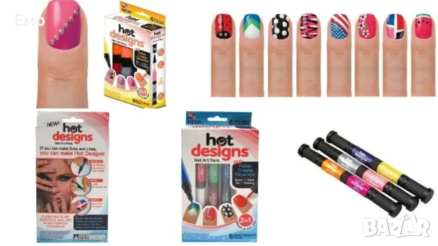 Декорация за маникюр в различни цветове - Hot Design TV275, снимка 6 - Продукти за маникюр - 48806343