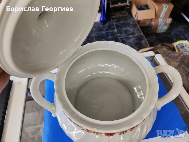 Български порцеланов супник, снимка 5 - Сервизи - 42518042