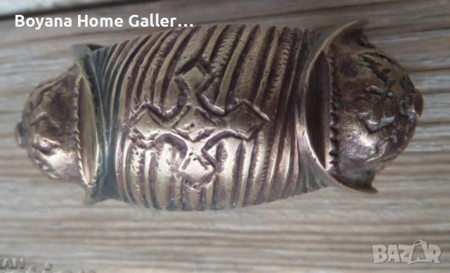 Възрожденска Сребърна Сечан Гривна Рогатка Носия Фолклор, снимка 11 - Антикварни и старинни предмети - 38902155