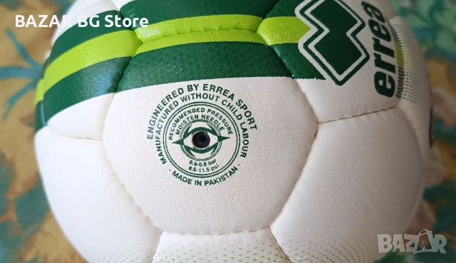 Футболна топка Errea Mercurio 3.0 CARLSBERG. Размер 5. Нова., снимка 6 - Футбол - 50907285