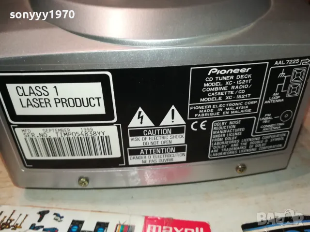 PIONEER XC-IS21T CD TUNER DECK-ВНОС SWISS 0202250836, снимка 14 - Аудиосистеми - 48925179
