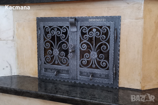 Вратични за камина от ковано желязо , снимка 6 - Други стоки за дома - 44589171