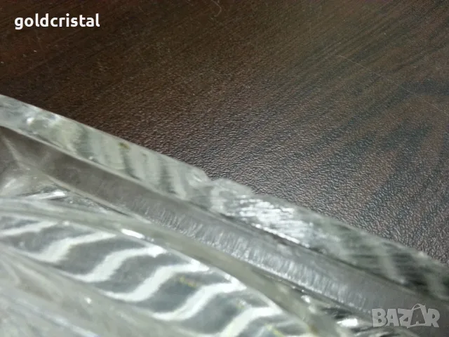 старо стъклено плато поднос с чинийки , снимка 6 - Антикварни и старинни предмети - 48936227