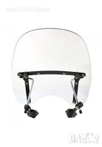 Слюда за мотор Чопър/Круизър - Прозрачна, снимка 2 - Мотоциклети и мототехника - 39482172