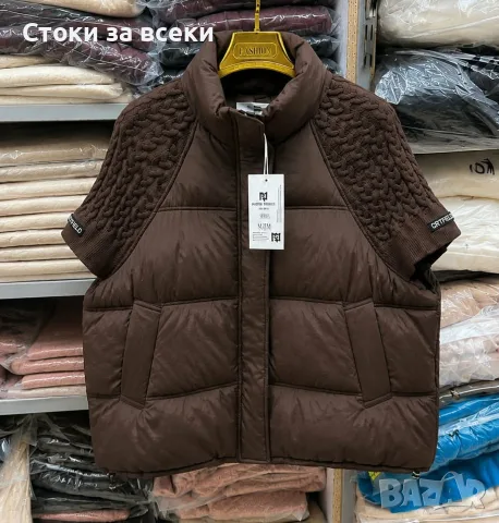 Дамски елеци със плетен ръкав , снимка 4 - Жилетки - 55722727