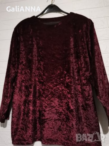 СТРАХОТНА ВИНЕНА ТУНИКА КАДИФЕ 2XL-3XL