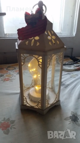 Коледна лампа, снимка 3 - Декорация за дома - 50953943