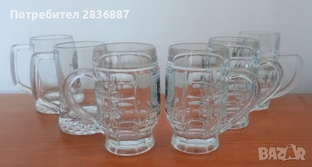 ВИНТИДЖ НЕМСКИ  СТЪКЛЕНИ ХАЛБИ ЗА БИРА 0.25L , снимка 9 - Чаши - 37963906