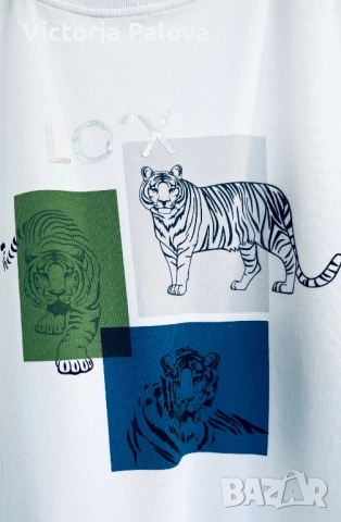 Свитшот с тигрови принтове  LOOXENT PETER HAHN, снимка 4 - Блузи с дълъг ръкав и пуловери - 52434241