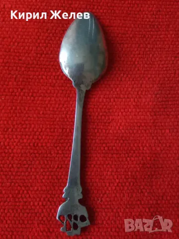 СТАРА НЕМСКА КАПИТАНСКА КОЛЕКЦИОНЕРСКА СРЕБЪРНА ЛЪЖИЧКА За КАФЕ СРЕБРО 800 ПРОБА 42985, снимка 18 - Колекции - 44376271