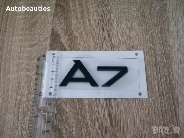черна емблема Audi A7, снимка 3 - Аксесоари и консумативи - 52272708