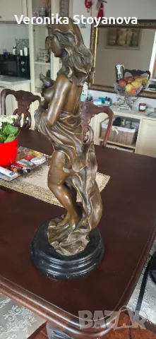 Бронзова статуетка, снимка 6 - Статуетки - 49690181