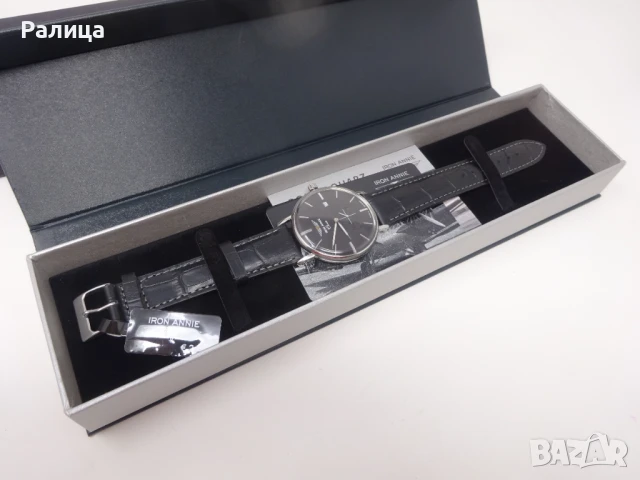 Нов немски мъжки водоустойчив кварцов часовник IRON ANNIE Classic , снимка 5 - Мъжки - 50787035