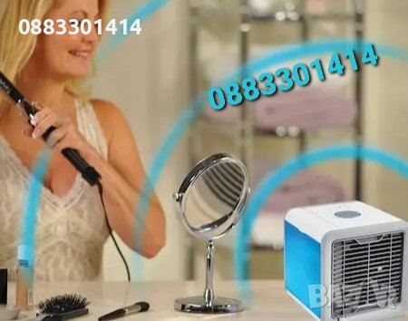 Мини климатик Air Cooler , въздушен охладител USB охлаждане, 12V USB, снимка 7 - Климатици - 37507288