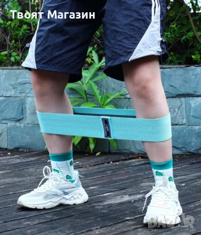 3 бр. ластици за упражнения – Съпротивителни Фитнес Ленти S/M/L , снимка 2 - Спортна екипировка - 51089330