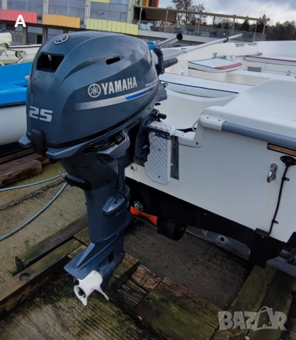 Лодка Safter 450 (2020г.), Yamaha 25кс(2023г., 456 часа), Garmin Striker Plus 7sv, снимка 15 - Воден транспорт - 52660408