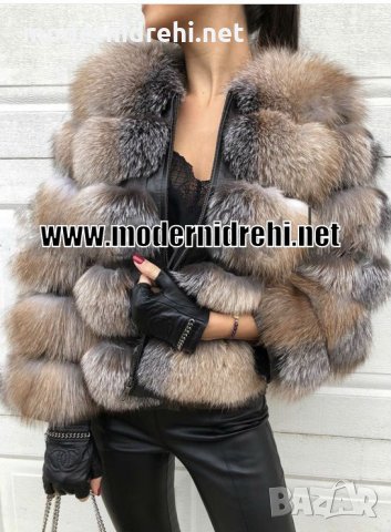 Дамско луксозно палто лисица код 132 , снимка 1 - Палта, манта - 31167322
