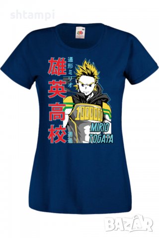 Дамска тениска Аниме Манга My Hero Academia Mirio Togata 02,Анимация,игра,Празник,Повод., снимка 6 - Тениски - 38059519