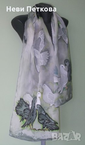 ТРЕПЕТИ В ИЗУМРУДЕНО ЗЕЛЕНО, снимка 2 - Шалове - 30865836