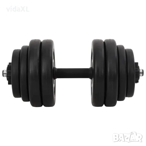vidaXL Дъмбели, 2х15 кг, снимка 3 - Фитнес уреди - 56148305