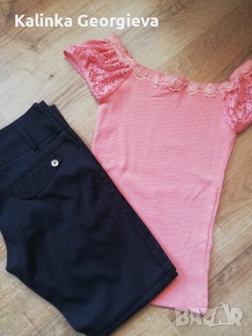 Лот офис панталон и блузка, снимка 3 - Панталони - 36951402