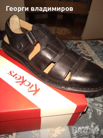 Kickers естествена кожа 