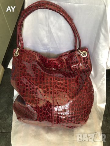 Дамска чанта естествена кожа Max’s bags, снимка 3 - Чанти - 32155063