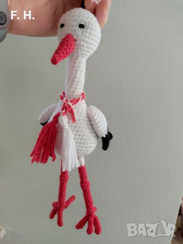 Мартеници - Щъркел, фиби, шноли, снимка 7 - Ръчно изработени сувенири - 31956290