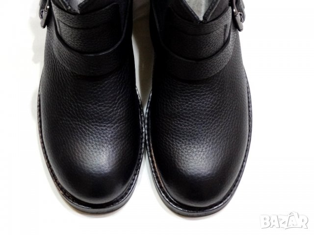 НОВИ и Намалени! G-Star Leon Boots Black Дамски Боти Естествена Кожа + Деним Номер 39, снимка 9 - Дамски боти - 35355026