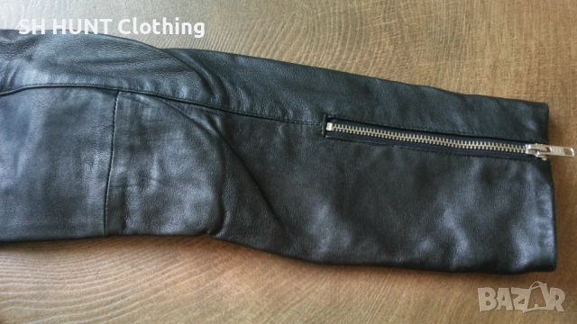 Jack & Jones JPRBEAM LEATHER Jacket Размер M яке естествена агнешка кожа 29-62, снимка 10 - Якета - 52204698