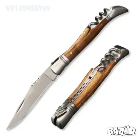 Сгъваем джобен нож с тирбушон 100х220 - Лагиол /Laguiolеe/