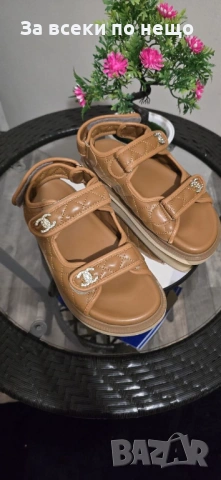 Chanel Дамски Бежови Сандали Шанел Код E1315