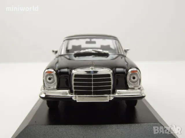 Mercedes-Benz 280 SE 3.5 Coupe W111 1970 - мащаб 1:43 на Maxichamps моделът е нов в PVC дисплей-кейс, снимка 5 - Колекции - 50011167