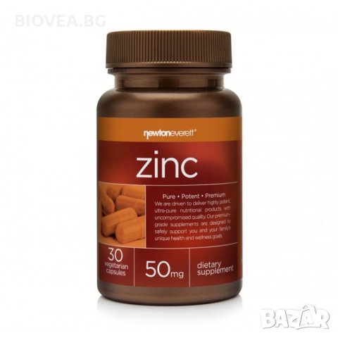Хранителна добавка ZINC 50mg 30 Capsules - Newton Everett, снимка 1 - Хранителни добавки - 30026212