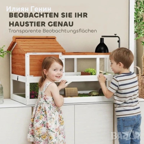 Къщичка за костенурки PawHut, 2-етажна , снимка 3 - Други стоки за животни - 54035810