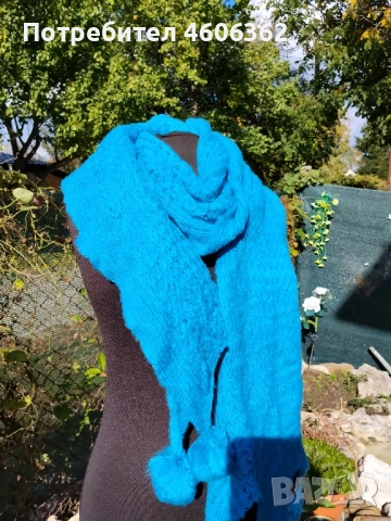 ръчно изработени шалове , снимка 18 - Шалове - 52116992