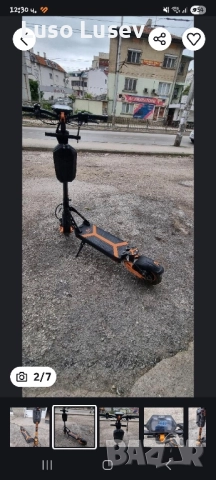 Електрическа Тротинетка KugoKirin GT2 Max, снимка 6 - Велосипеди - 52451741