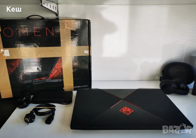 Лаптоп HP Omen (Full HD), 144Hz, IPS матов, снимка 6 - Лаптопи за дома - 52848625