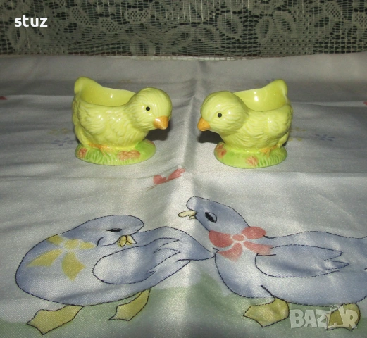 Порцеланови пиленца за яйца, сет 2 бр.., снимка 2 - Аксесоари за кухня - 53986961