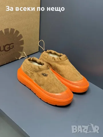 UGG Модерни Кафеви Зимни Обувки С Платформа И Оранжев Акцент Код E272