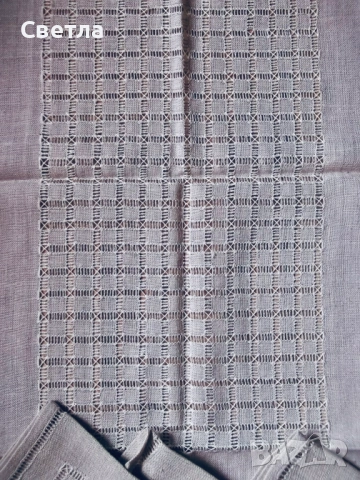 Ленени монтирани покривки, някои и по 6 салфетки, снимка 10 - Други стоки за дома - 23920869