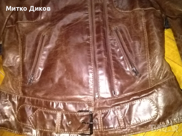 Maze немско рокрско яке женско с цип две позиции марково естествена кожа размер ХЛ като ново, снимка 7 - Якета - 52458385