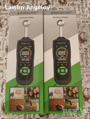 Професионален уред за измерване на влага,2 броя