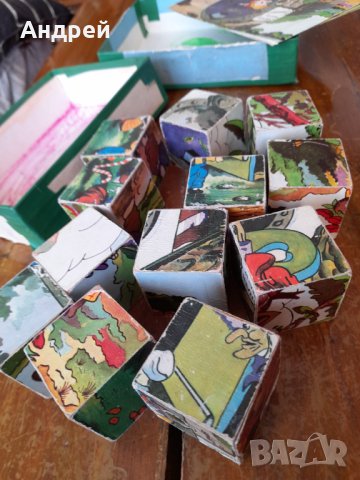 Стара детска игра с кубчета #6, снимка 5 - Други ценни предмети - 42840550