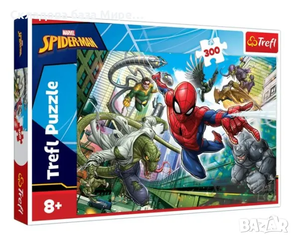 Пъзел Spiderman & Heroes Trefl, 300 части, снимка 1 - Игри и пъзели - 48324361