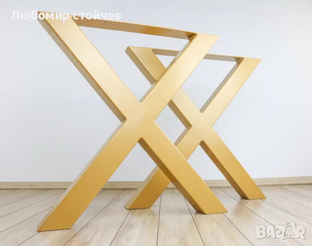 Метални крака за мебели, трапезна маса, холна маса, бюро, пейка