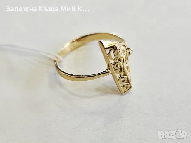Детски златен пръстен 0.98гр 00815-26, снимка 2 - Пръстени - 56150603