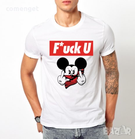 ХИТ 2021! Мъжки тениски с MICKEY MOUSE BEERS принт - 2 МОДЕЛА! Поръчай с твоя идея!